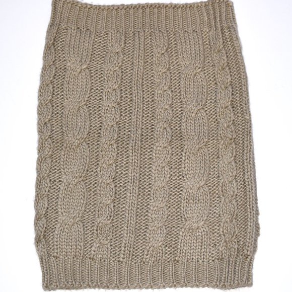 New Without Tag 3 Suisses Collection France Cable Knit Cowl Scarf - Picture 2 of 4